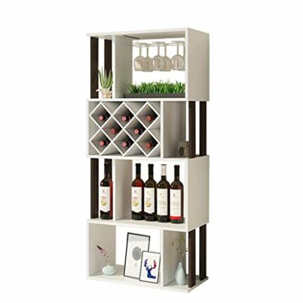PIBM Stylish Simplicity Wine Rack Wine Glass Rack/Wine Cabinet Wine Rack/Floor Living Room Display Cabinet/Home Partition Cabinet/Creative Decora