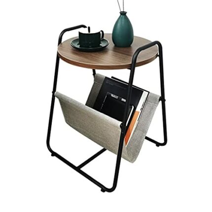JJZXD Living Room Sofa Bedside Light Corner Tea Table Small House Rack Solid Wood Table