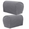 XIEHUZA 1Pair Armrest Chair Covers, Diamond pattern Arm Rest Covers Set Stretch Couch Arm Covers Anti-Slip Washable Sofa Chair Arm Covers Anti-Sc