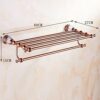 HIGOH Towel Racks,Bathroom Towel Rack Wall Mounted Towel Holder,Bathroom Towel Rack,Bath Towel Holder with Towel Bar,Bathroom Crystal Towel Shelf