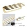 HIGOH Towel Rack Bathroom Accessories Towel Holder, Towel Shelf, Towel Rack, Stainless Steel Brushed Bathroom Hardware Bathroom Hardware