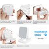 Aulbilly Stand for Hive Thermostat Mini, White