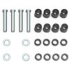 WALI M8 Screws for Samsung TV, M8 VESA TV Mounting Screws, Extra Long with 15mm Long Spacers and D8 Washers (UVSSP-B), Black