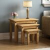 Amazon Brand - Movian Corona Nest Of End Table, Rectangular, Pine Wood, 28.5D x 60W x 50H centimetres, Solid