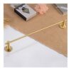 HIGOH Towel Racks, Towel Rail for Bathroom,Single Towel Bar,Brass Towel Holder Rack,Toilet Wall Mounted Hand Towel Holder Hanging Holder,Decorati