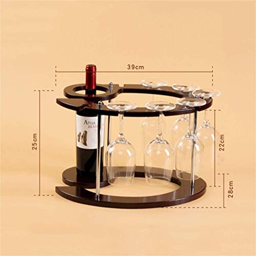 AFLHYJK Home Living Room Multi-function Floor Wine Rack | Wall Decoration Composite Plate Wine Rack Inverted Glass Wine Rack | Decorative Goblet