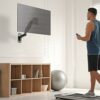 ONKRON PC & TV Monitor Wall Mount for 13-32-inch Screens Full Motion Adjustable Arm Support - Tilt Swivel Rotate VESA 75x75-100x100 mm up to 8 kg