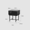 EYHLKM Furniture Bedroom Locker Rear Cabinet American Side Several Bedside Tables Small Unit Type