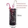 Yoiimiya Umbrella Stand Household Hotel,Hollow Umbrella Bucket,Multifunctional Umbrella Drain Stand Black