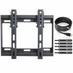 TV Wall Mount for 23 - 42 Inch (Approx. 58 - 107 cm) Flat & Curved LCD LED OLED TV & TFT Monitor | Tiltable | Wall Mount TV Bracket | VESA 75 x 7