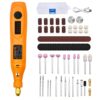 GOXAWEE Mini Corded Rotary Tool, 24V Multi-Purpose Power Electric Grinder Kit with 104 Rotary Tool Accessories for Engraving, Drilling, Sanding,