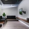 ProperAV Swing Arm TV Wall Bracket 23" 24" 28" 32" 37" 40" 42" 43" Tilt 20° VESA Max 200x200 Dual Pivot Black