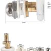 Shower Door Rollers 25mm Sliding Shower Doors Wheels Replacement for Shower Enclosure Shower Room Shower Screen Top Bottom Parts Fixing (8pcs)