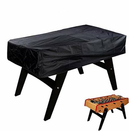 Foosball Table Cover MAYHOUR 420D Oxford Foosball Billiard Outdoor /Indoor Waterproof Sun UV Dust Protect Rectangular Patio Coffee Chair Billiard