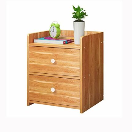 N/A Simple Bedside Table Bedroom Locker, Wooden Locker Cabinet Bedside Table Drawer Bedroom Furniture