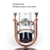 Yalych Home Kitchen Wine Racks 360 Rocking Wine Rack Creative Wine Rack Decoration Modern Minimalist Personality Wine Bottle Rack Wine Cabinet De