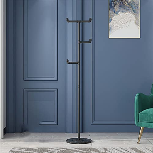 maozi Coat Hanger Floor Bedroom Coat Hanger Marble Home Creative Coat Hanger Living Room Hanging Bag Rack (Color : Argento, Size : 170 * 32cm)