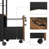 VASAGLE Filing Cabinet for Home Office, Rolling File Cabinet with Drawer, for Suspended Folder, A4 and Letter Size Documents, Printer Stand with