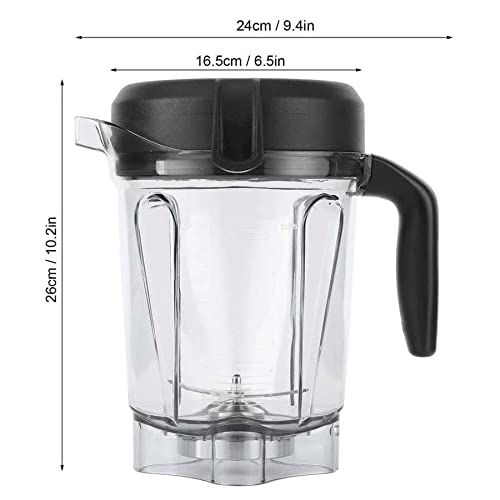 N/A Transparent Food Blender Container with Blade Lid Replacement Accessories Fit for Kitchen Blender Parts