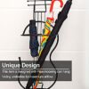 AANAN Umbrella Stands,Metal Umbrella Rack with Hooks, Creative Lute Sumbrella Stand, for Living Room, Hall, Front Door, Entrance Passage