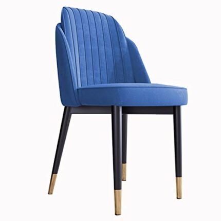 dining chair Kitchen Dining Room Furniture Chairs Velvet Dining Chair With Metal Legs Velvet Seat And Backrests For Lounge Kitchen Bedroom Living