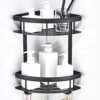 VERDDE Punch-Free Bath Towel Rack Black Bathroom Bathroom Hardware Set Space Aluminum Bathroom Towel Rack