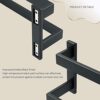 HIGOH Towel Racks, Towel Rail for Bathroom,Wall Mounted Hand Towel Holder,Double Towel Rail,Bathroom Towel Bar,Towel Hanger Towel Holder