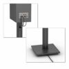 Atlantic 77335799 Speaker Stands for Bookshelf Speakers up to 20 lbs - Pair (Black)