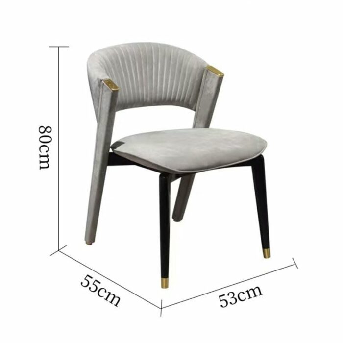 WALNUT Solid Wood Dining Chair Casual Back Chair Furniture Multi-Scene Applicable Versatile Chaise