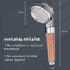 Cobbe Shower Head Set,Shower Head Holders,Shower Head and Hose,Filter Filtration 3 Settings High Pressure Shower Heads for Dry Skin & Hair