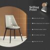 dining chair Kitchen Dining Room Furniture Chairs Kitchen Dining Chairs Set Of 2, Living Room Side Chairs Modern Upholstered Accent Chairs with S