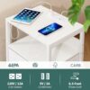 Yoobure Small Night Stands for Bedroom, Nightstand, Bed Side Table