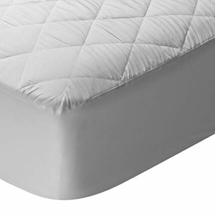 Pikolin Home Padded Mattress Protector, Breathable Letto 150-150 x 190/200 cm Bianco