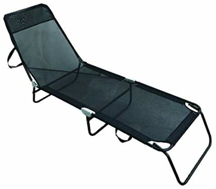 Hamble Redwood BB-FC109 Portable Textoline Sun Lounger