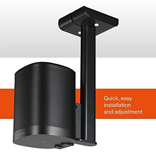 Mountson - Ceiling Mount for Sonos One, One SL and Play:1 (Black)