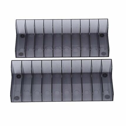 Tangxi Game CD Storage Racks, Game Card Box Storage Stand Holder,Large Capacity Game Disc Bracket for PS4/SLIM/PRO Game Consoles (Pack of 2)
