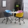 EYHLKM Case for Dining Chair, Study Chair, Fabric, Balcony, Leisure Backrest, Handrail, Metal, for Negotiations (Color : Argento)