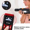 Votery Stud Finder Wall Scanner, 5 in 1 Beam Finder Wall Detector with Auto Calibration, LCD Display Stud Sensor for Wood AC Wire Metal Studs Det