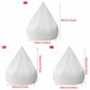 MOVKZACV Bean Bag Inner Liner,Inner Liner for Bean Bag Chair,Lazy Sofa Bean Bag Inner Liner with Zipper Easy-Cleaning Bean Bag Replacement Pad fo