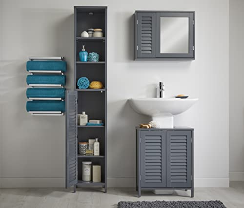 House & Homestyle Chrome Towel Holder, Wall Mountable 5 Tier Hanging Towel Storage Rail/Rack for Bathroom, En Suite or Toilet