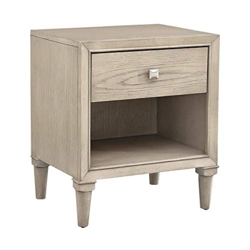 LUKEO Bedside table - Bedside Table with Drawer and Storage Shelf, End Table for Bedroom Living Room Home Furniture