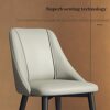 Kitchen Dining Room Furniture Chairs Dining Chairs Set Of 6 Modern Water Proof PU Leather Kitchen Living Room Chairs with Metal Legs and Backrest