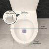 Quick-Release Soft Close Standard Size Oval Toilet Seat Durable Slow Close Loo Seat Comes with Dual Fitting (Top & Bottom) White