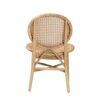 Baxton Studio Dining Chair, Rattan, Natural Brown
