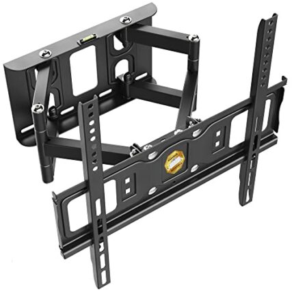 RICOO TV Wall Mount Tilt Swivel approx 32-55 Inch S5244 Bracket for LED LCD OLED Curved and Flatscreens Universal for VESA 200x200-400x400