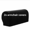 Armrest Covers Set of 2 Stretch Armchair Arm Covers Soft Sofa Arm Covers Non-Slip Furniture Protector