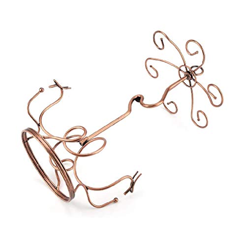 KXDCZ Iron wine rack- Metal Wine Rack for Tabletop or Countertop, Free Standing, Metal