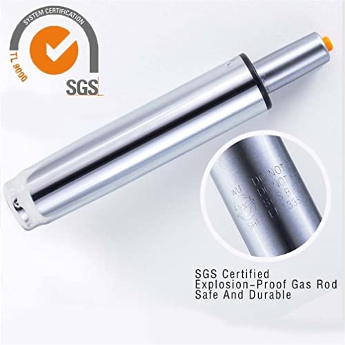 AANAN Stools,Beauty Stool Rolling Stool with Footrest, Comfortable Swivel Stool on Wheels, Heavy Duty Hydraulic Metal Stool with Rod for Salon, M