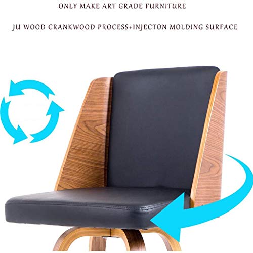 SDFGH Counter Stool with Back, Perfect for Pub and Kitchen Island Bar Stools