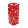 Versa Umbrella Stand Design, Metal, red, 52 x 19 x 19 cm